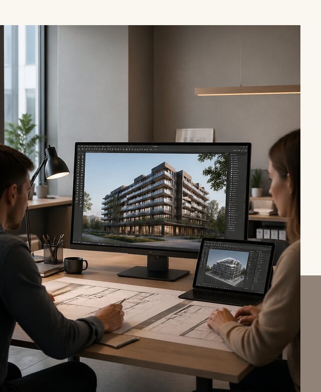 3D визуализация архитектуры и объектов строительства в Видном