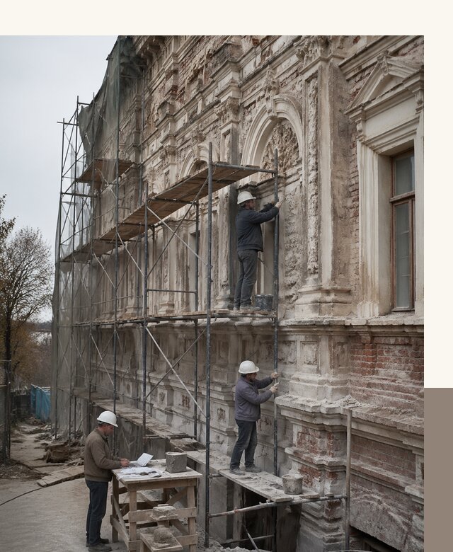 Реставрация объектов культурного наследия под ключ в Видном